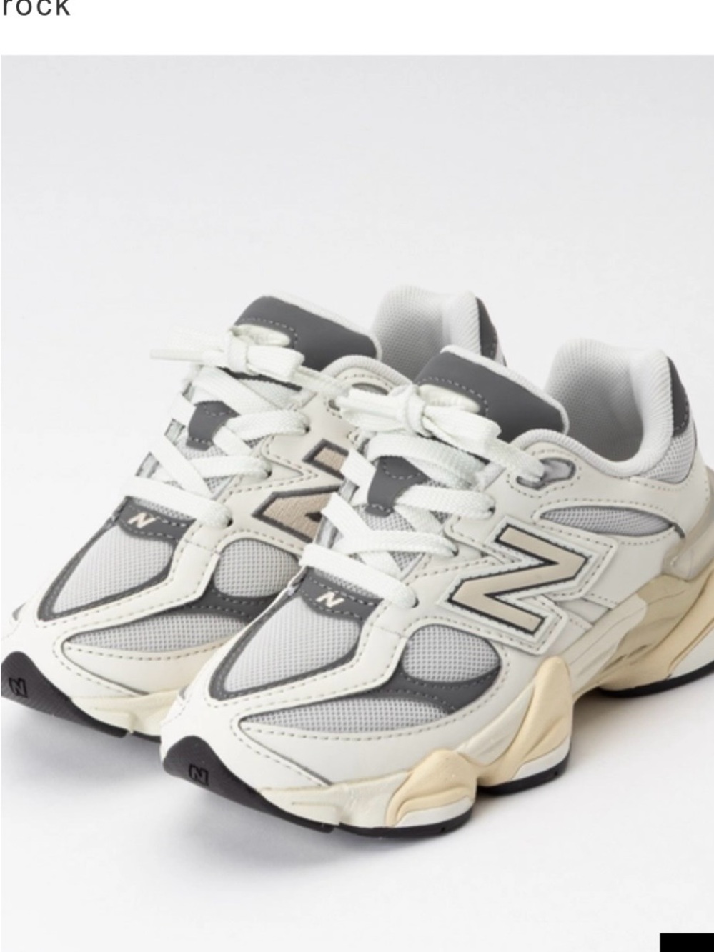 New Balance Trainers in Sea Salt, Castle Rock and Cream